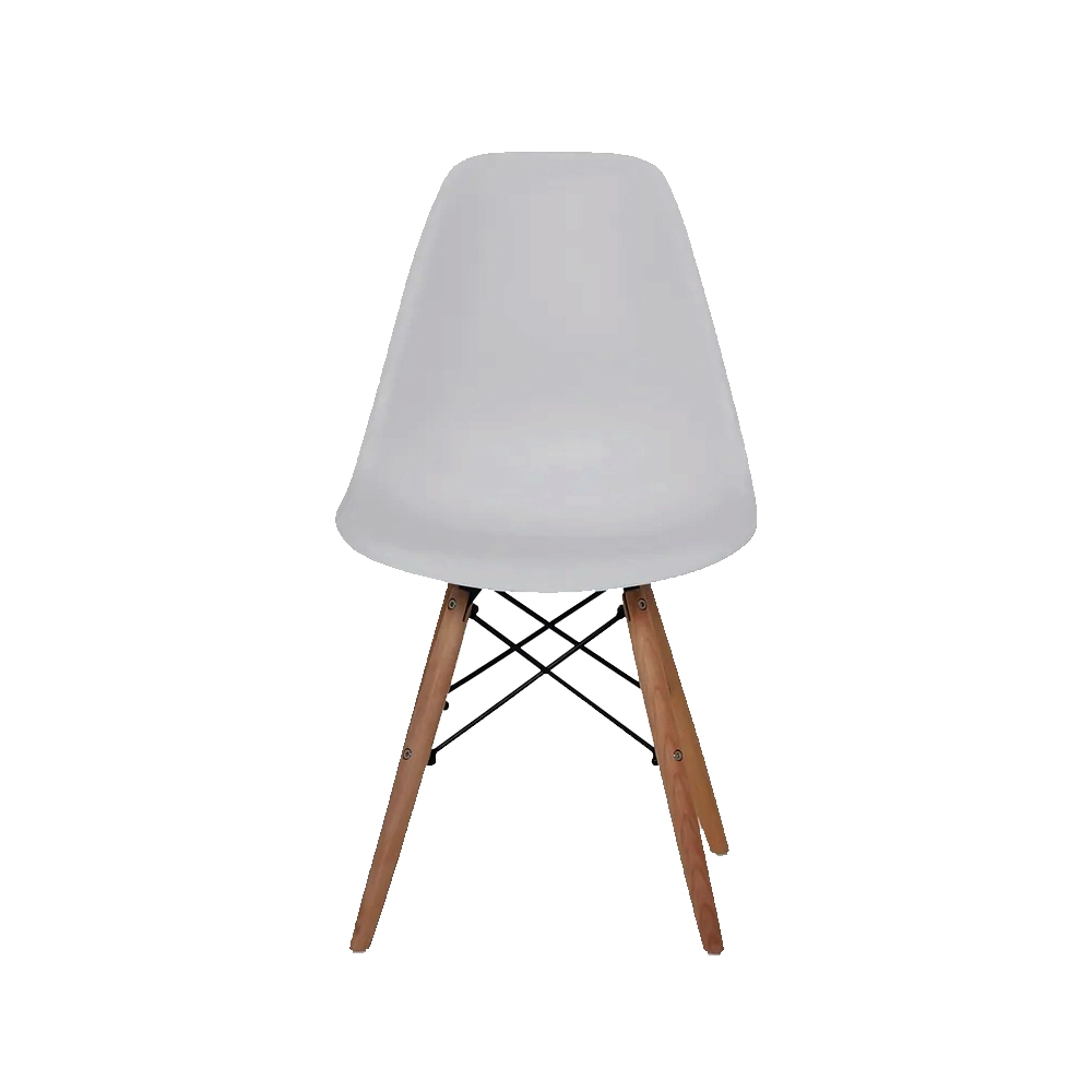 2 Cadeiras OHOME - Estilo Charles Eames Eiffel - Branco