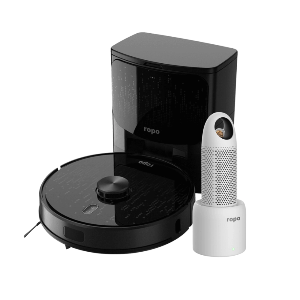 Combo Robô Aspirador Ropo Smart Laser Autolimpante 220V + Secapro