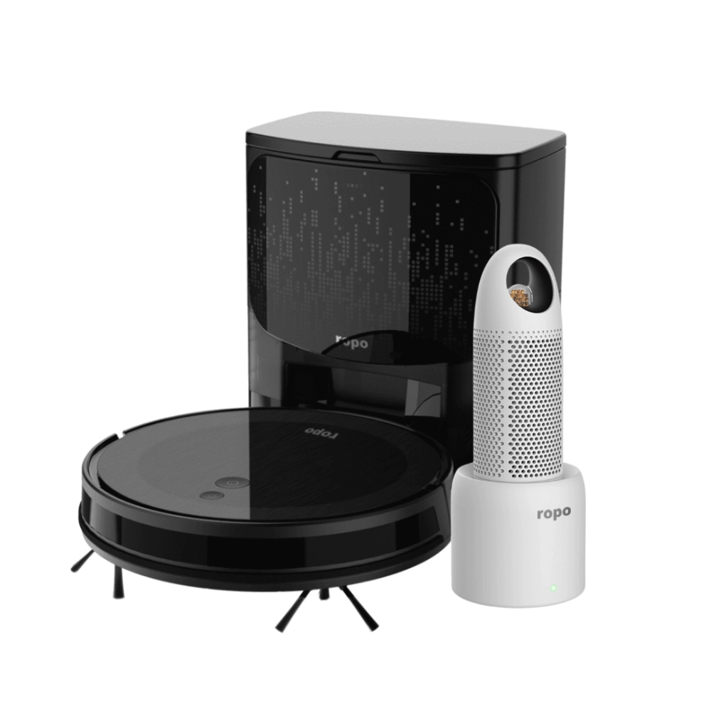 Combo Robô Aspirador Ropo Smart Pet Autolimpante 220V + Secapro 