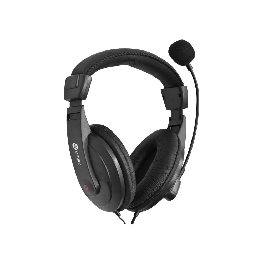 Fone Headset VINIK Go Play Fm35 Preto Com Microfone