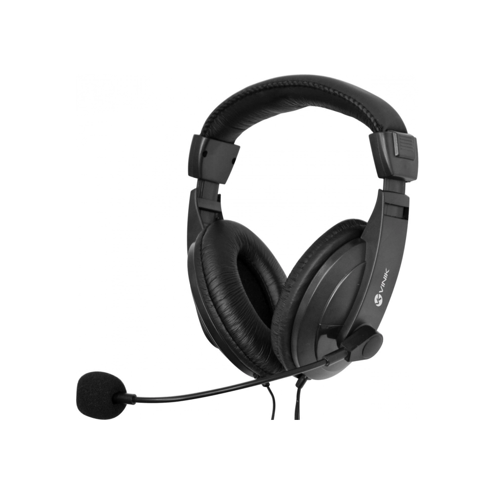 Fone Headset VINIK Go Play Fm35 Preto Com Microfone