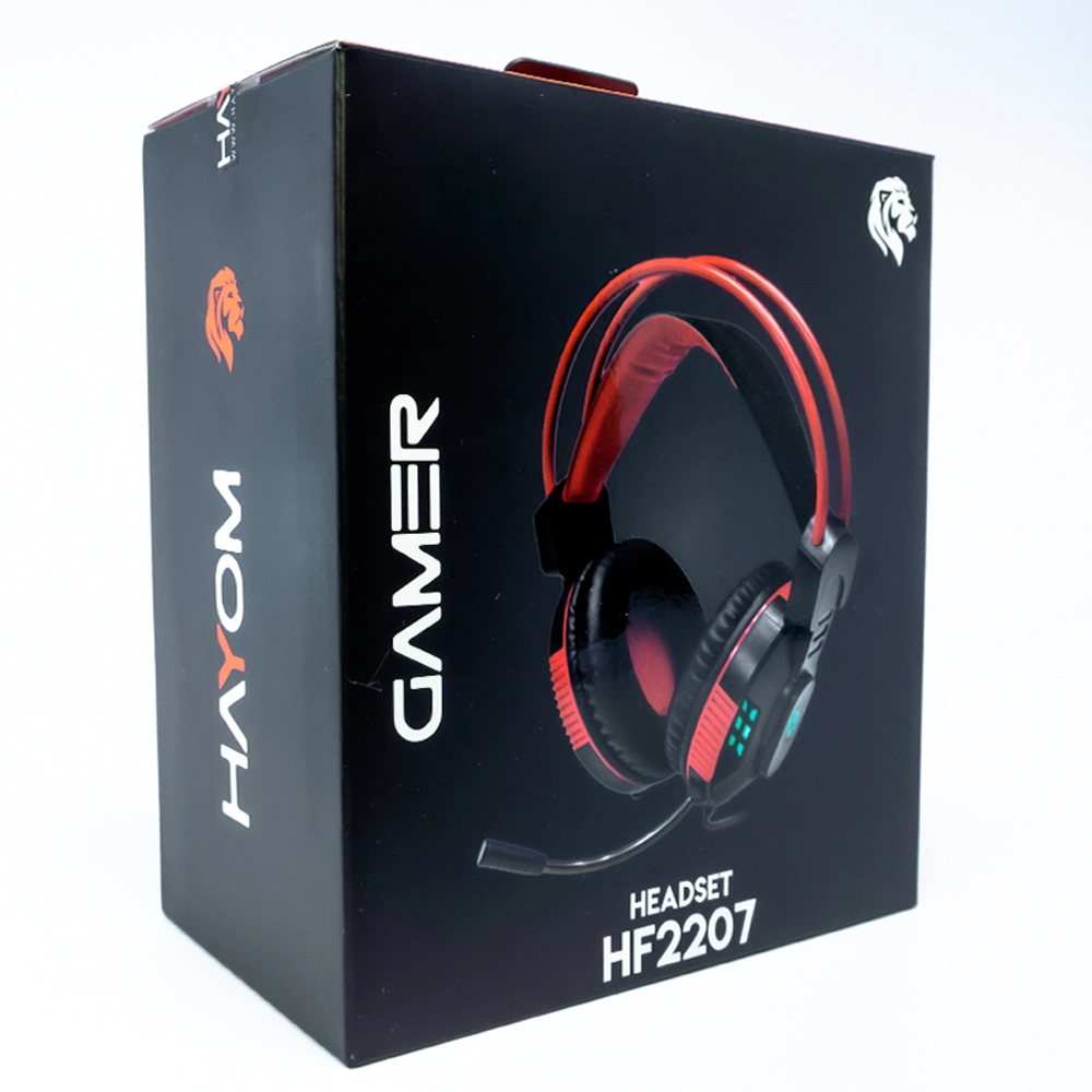 Headset Gamer HAYOM HF2207 LED com fio - PC