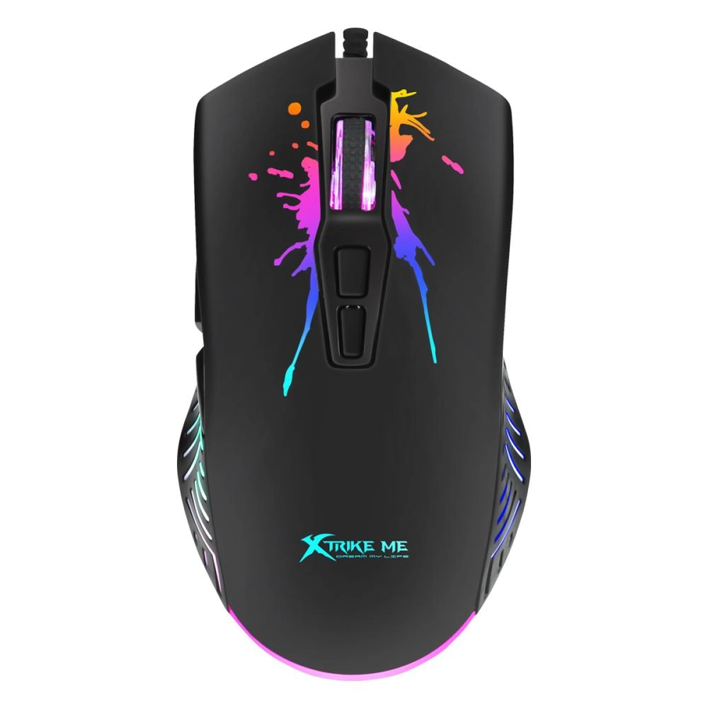 Mouse Gamer XTRIKE ME GM-215, 7200 DPI 7 Botões Programáveis Rgb - Preto